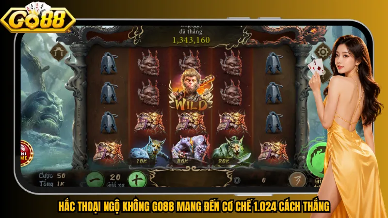 Hắc Thoại Ngộ Không Go88 mang đến cơ chế 1.024 cách thắng