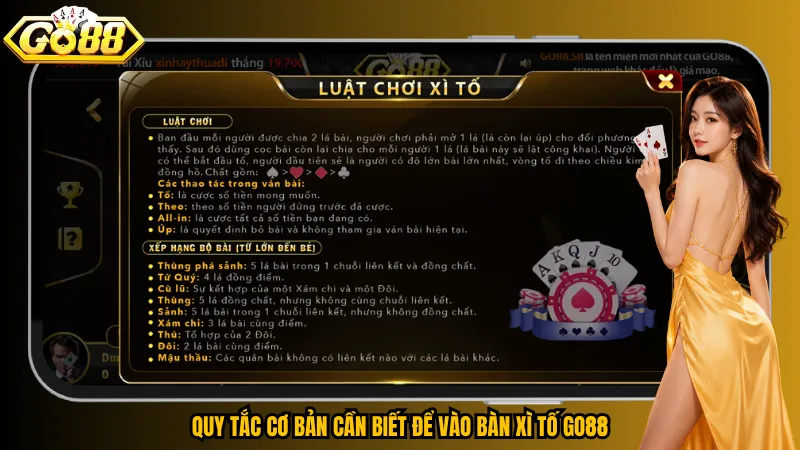 Xì Tố Go88 – Lật Bài Đấu Trí, Ra Cược Đúng Nhịp 3 Quy tắc cơ bản cần biết để vào bàn Xì Tố Go88